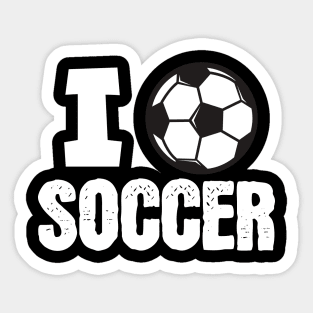 I love soccer Sticker